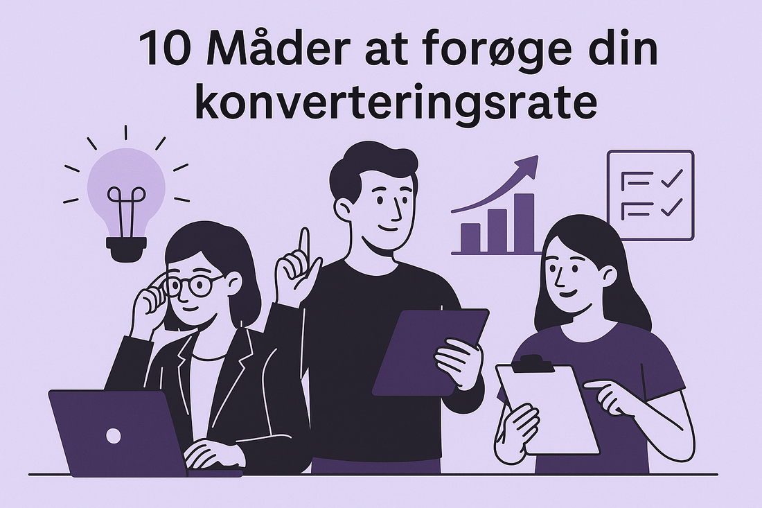 10 måder at forøge din konverteringsrate