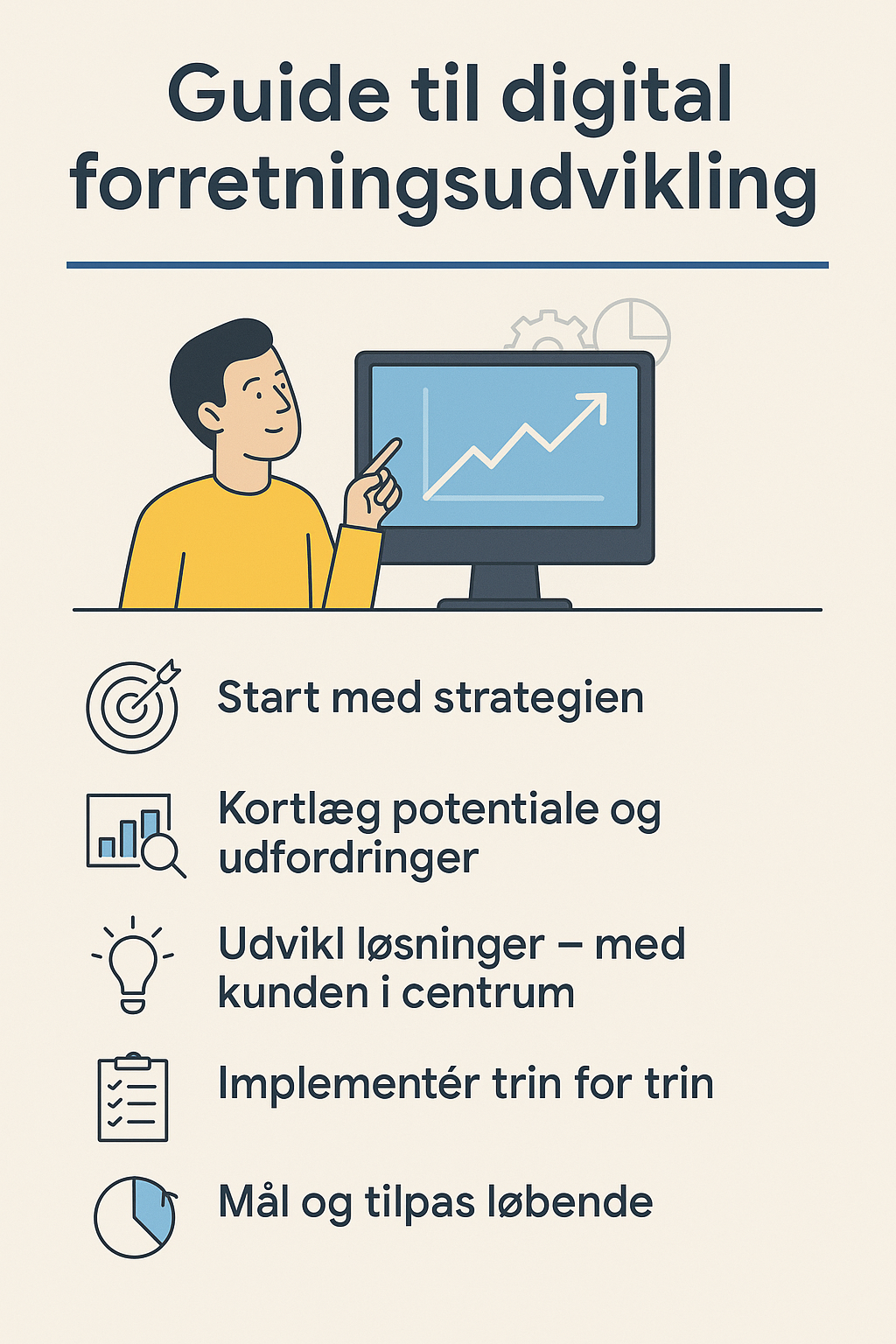 Guide til digital forretningsudvikling - bullets
